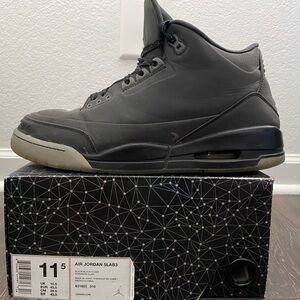 AIR JORDAN RETRO 3 5LAB3/ black black clear/ Size 11.5